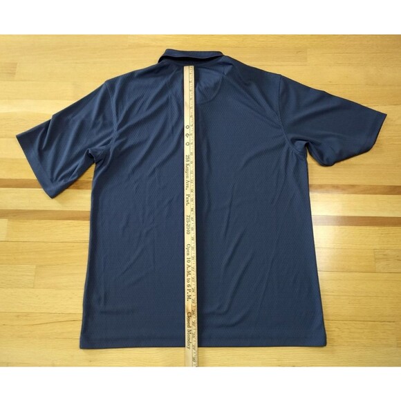 PEBBLE BEACH Performance Golf Polo Shirt Men's Large Textured‎ Dark Gray NWOT - Picture 12 of 13
